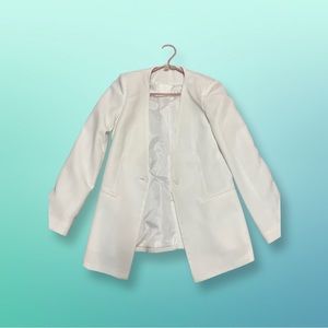 Formal white blazer